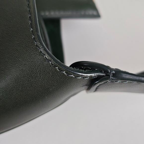 Saint Laurent Calfskin Paris VII Medium Hobo Dark Green - Picture 9 of 15